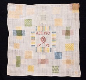 'De draad kwijt' borduurwerk 1772, foto © Wilma Kapoen